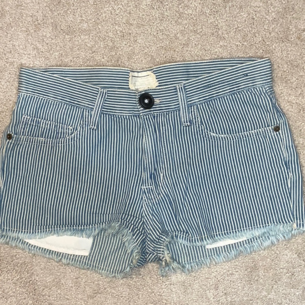 Y2K Vintage Current/Elliott Striped Micro Shorts 23-0